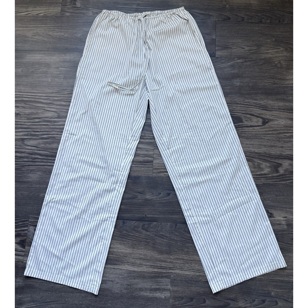 SOLD
Wide Leg PJ Pant Stripe Pockets Y2K Inspired XXS Oversized Cappuccino - Picture 1 of 11